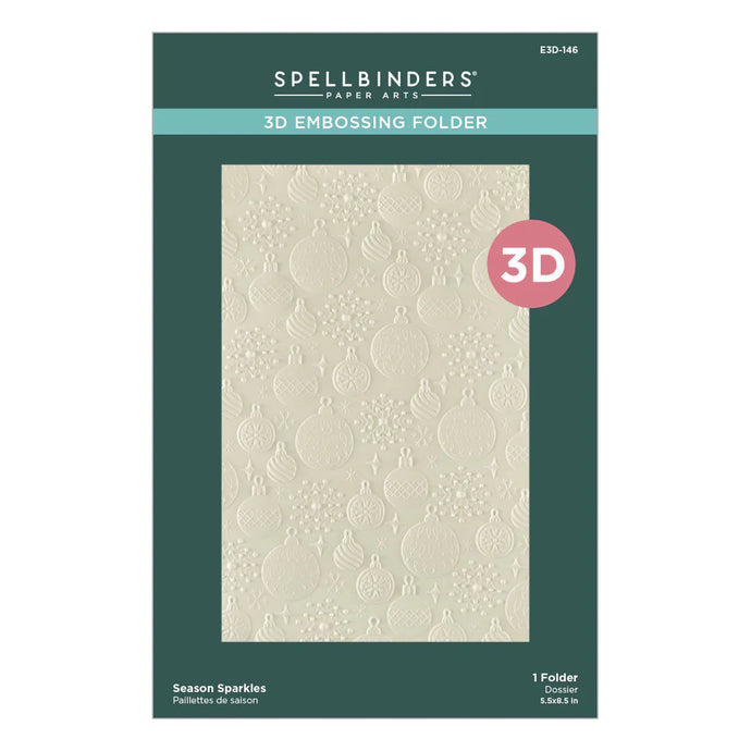 Season Sparkles 3D Embossing Folder Spellbinders E3D-146