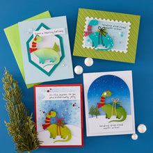 Load image into Gallery viewer, Dino Sized Holiday Stamp &amp; Die Spellbinders SDS-209