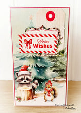 Load image into Gallery viewer, Woodland Christmas Embossed Die Cuts Paper Rose 33033