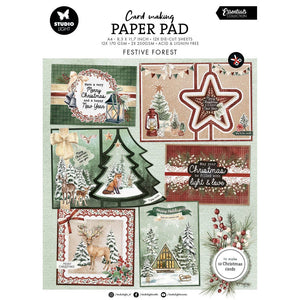 Festive Forest A4 Card making Pad