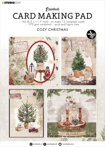 Cozy Christmas A4 Card Making Pad StudioLight