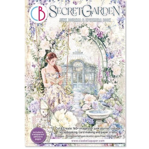 Secret Garden Junk Journal & Ephemera Book Ciao Bella CBB007