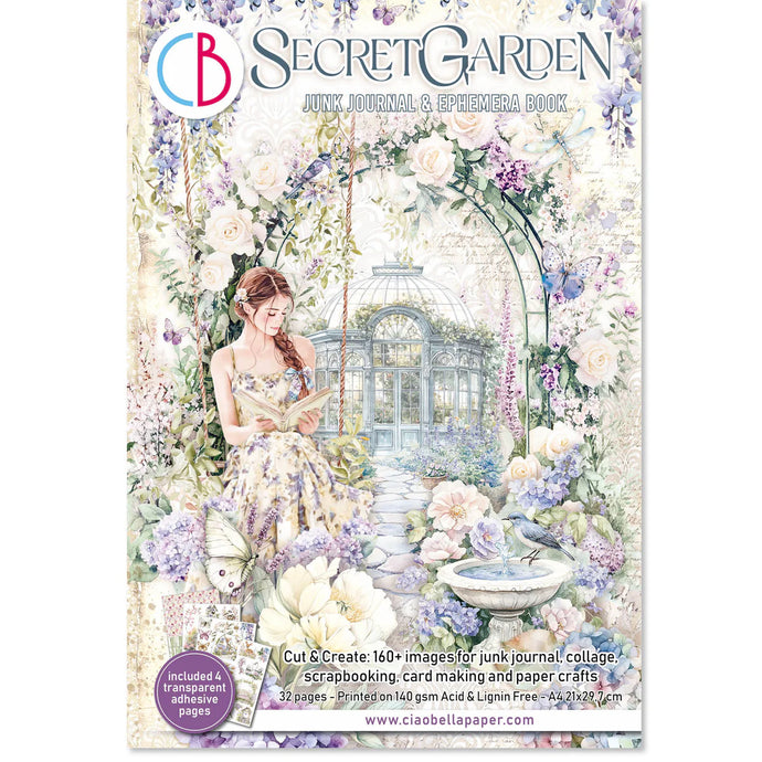 Secret Garden Junk Journal & Ephemera Book Ciao Bella CBB007