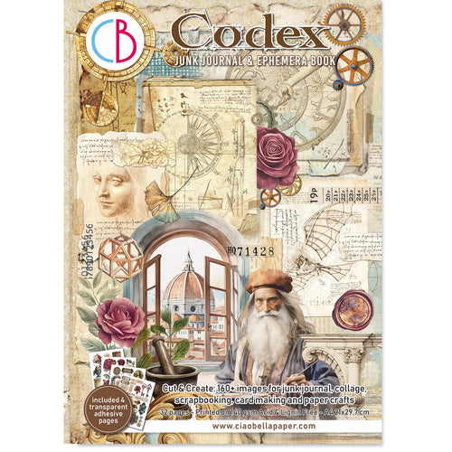 Codex Junk Journal & Ephemera Book Ciao Bella CBB008