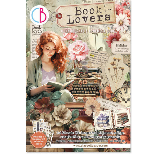 Book Lovers Junk Journal & Ephemera Book Ciao Bella CBB005