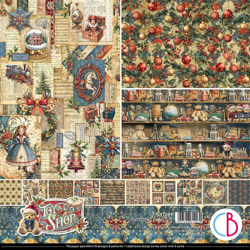 Toy Shop 12x12 Patterns Pad Ciao Bella CBT089