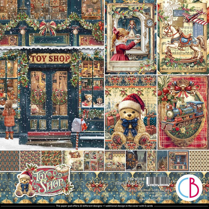Toy Shop 12x12 Paper Pad Ciao Bella CBPM089
