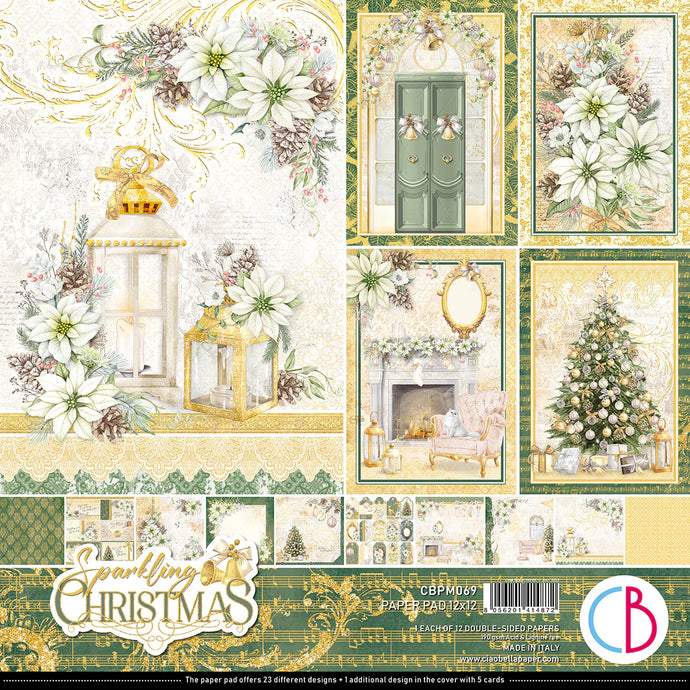 Sparkling Christmas 12x12 Paper Pad Ciao Bella CBPM069