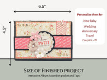 Load image into Gallery viewer, Expanding Folio - BLACK BLANK CrafTreat CAB022