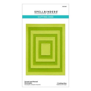 Scored & Pierced Rectangles Spellbinders S4-904