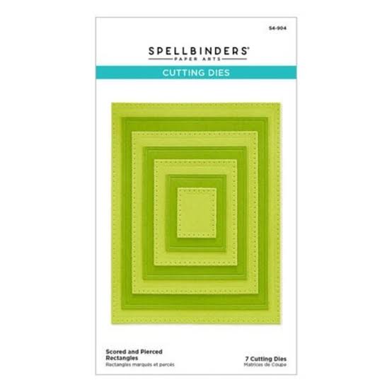 Scored & Pierced Rectangles Spellbinders S4-904