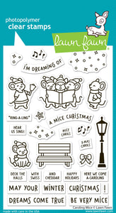 Caroling Mice Stamps Lawn Fawn LF3893