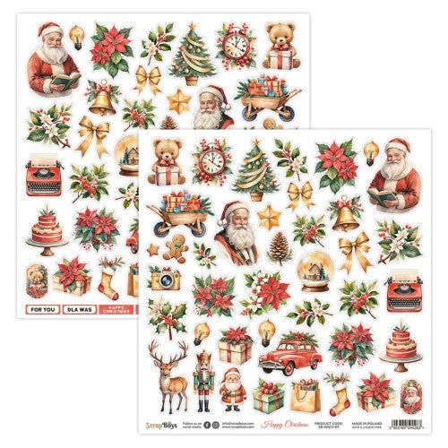Happy Christmas 12x12” SB-HACH-07 Scrapboys