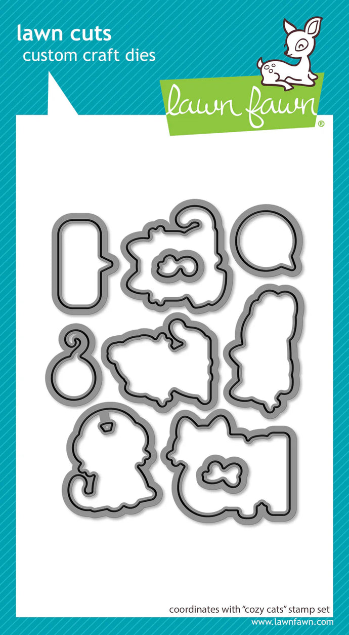 Cozy Cats Dies Lawn Fawn LF3897