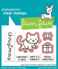 Load image into Gallery viewer, Cozy Cats Christmas Add On Dies Lawn Fawn LF3900