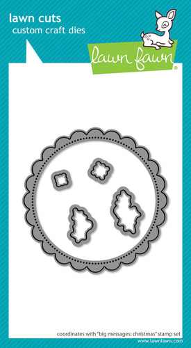 Big Messages Christmas Dies Lawn Fawn LF3903