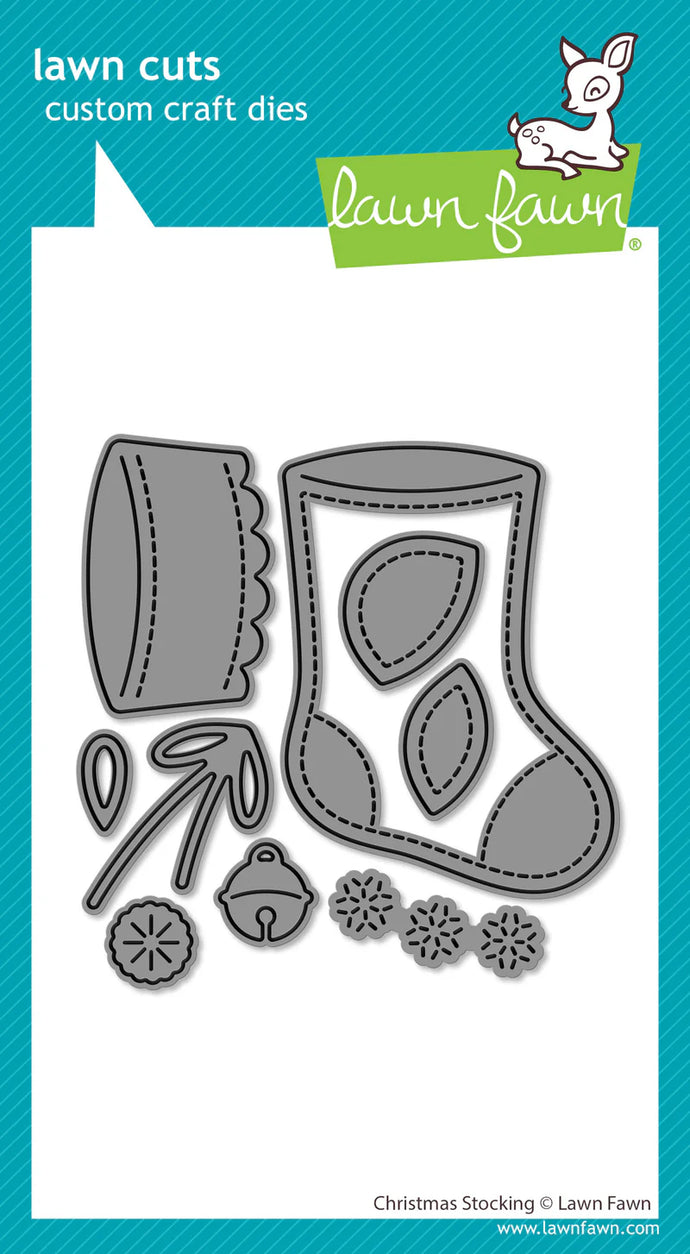 Christmas Stocking Dies Lawn Fawn LF3914