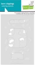 Load image into Gallery viewer, How you Bean? Colouring Stencils Lawn Fawn LF3929