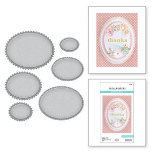 Postage Edge Ovals Spellbinders S5-548