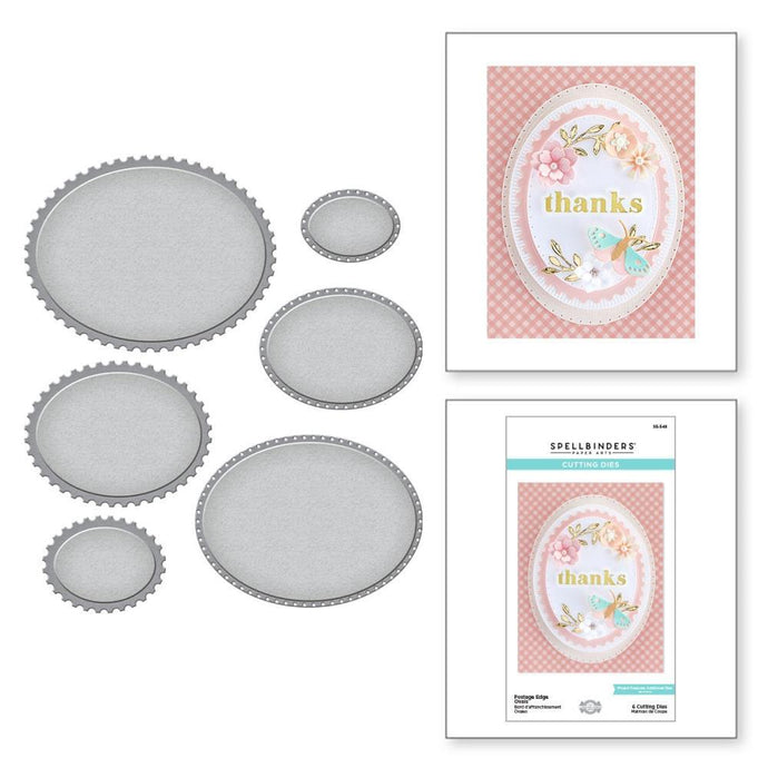 Postage Edge Ovals Spellbinders S5-548