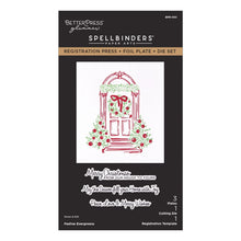 Load image into Gallery viewer, Festive Evergreens Press + Foil Plate Spellbinders BPR-050
