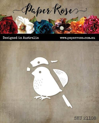 Little Bird Builder 1 Paper Rose Die