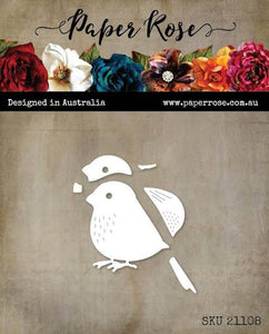 Little Bird Builder 1 Paper Rose Die
