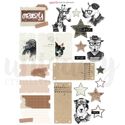 Eclectic Elements A4 Cut A Part Sheet