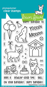 Yappy Birthday Clear Stamp Set LF3158