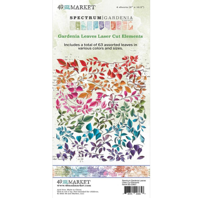 Gardenia - Leaves Laser Cut Elements 49 & Market