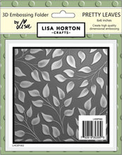 Load image into Gallery viewer, Pretty Leaves 6x6 3D Embossing Folder Lisa Horton