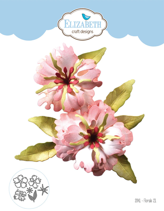 Florals 21 Metal Cutting Die Elizabeth Craft Designs