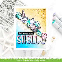 Load image into Gallery viewer, How You Bean? Seashell Add On Lawn Fawn LF3169