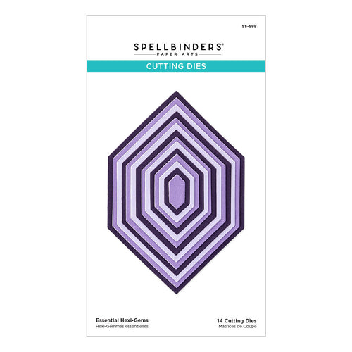 Hexi Gems Nested Die Set S5-588 Spellbinders