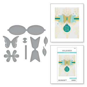 Create a Flutter & Flower Bow Spellbinders Die S5-501