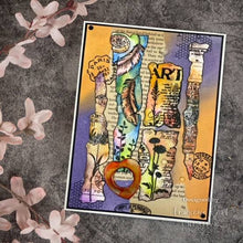 Load image into Gallery viewer, Fragments 4x6” Clear Stamp Set FRS982
