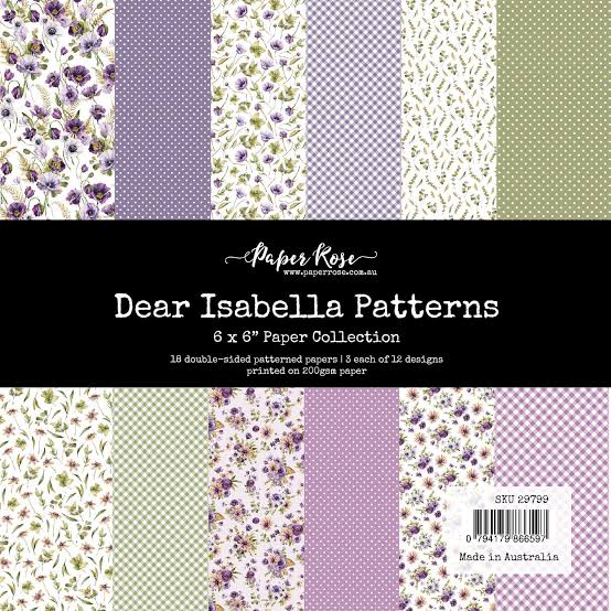 Dear Isabella 6x6” Paper Collection