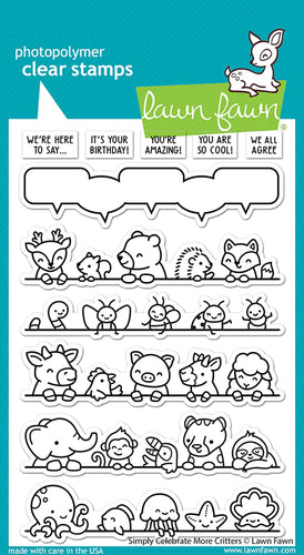 Simply Celebrate More Critters Stamp LF3164