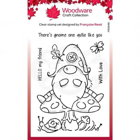 Forest Gnome 4x6 Clear Stamp FRS848