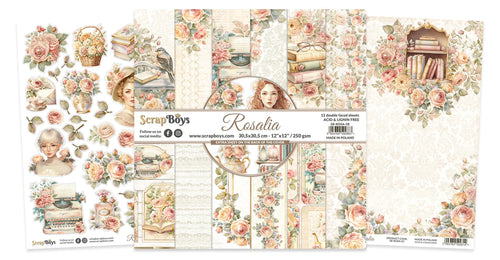 Rosalia 12x12” Paper Pack Scrap Boys