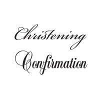 Christening - Confirmation Clear Stamp JWS013