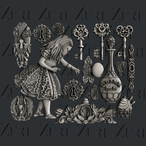 Alice’s Keys Zuri Silicone Mould