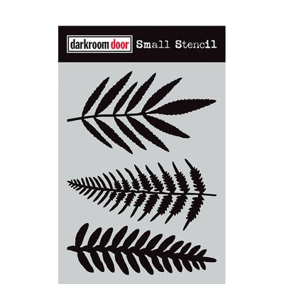 Ferns Small Stencil Darkroom Door