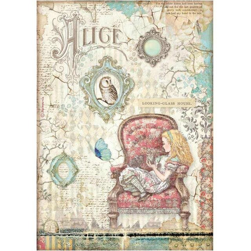 Alice Decoupage Paper A4