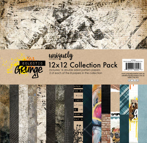 Eclectic Grunge 12x12 Paper Pack