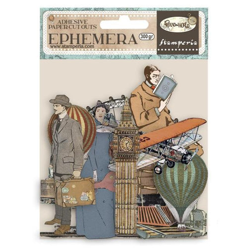Around the World Adhesive Ephemera DFLCT21