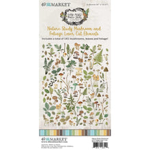 Load image into Gallery viewer, Nature Study - Mushrooms and Foliage Laser Cut Elements 49 and Market hi
