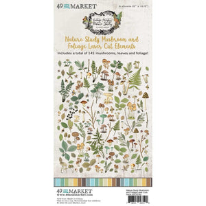 Nature Study - Mushrooms and Foliage Laser Cut Elements 49 and Market hi