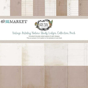 Nature Study Ledger 12 x 12 Collection Pack 49 and Market