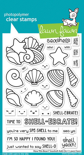 How You Bean? Seashell Add On Lawn Fawn LF3169